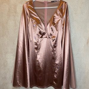 Simple Request Satin Mini Dress